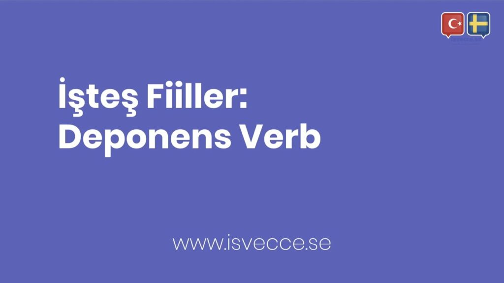 Istes Fiiller Deponen Verb