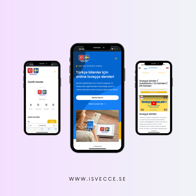 Online İsveççe Kursları 16 isvecce uygulama