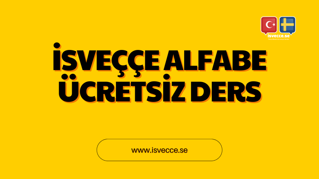 isveççe alfabe
